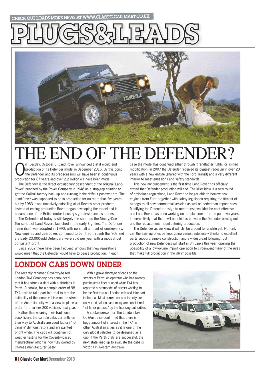 Classic Car Mart Preview Pages