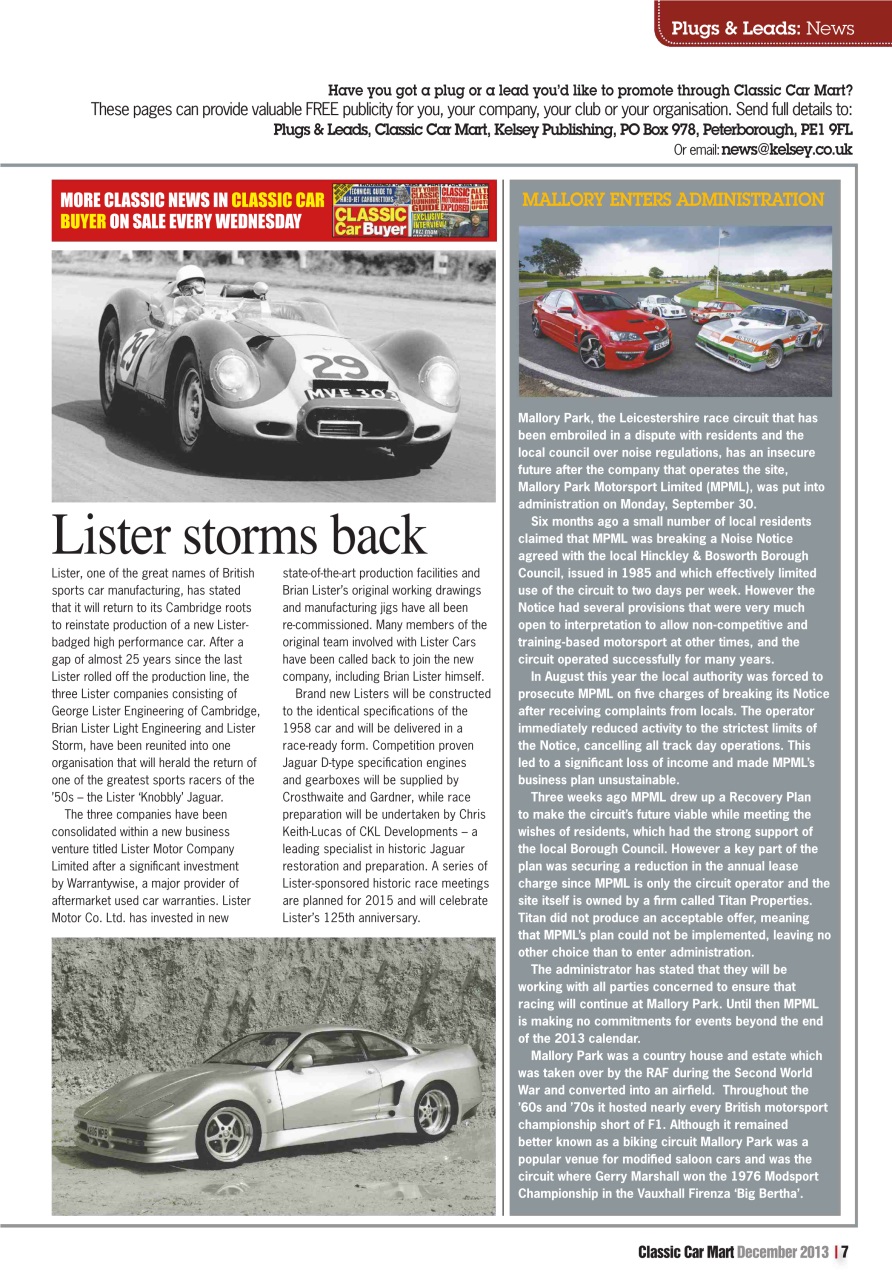 Classic Car Mart Preview Pages