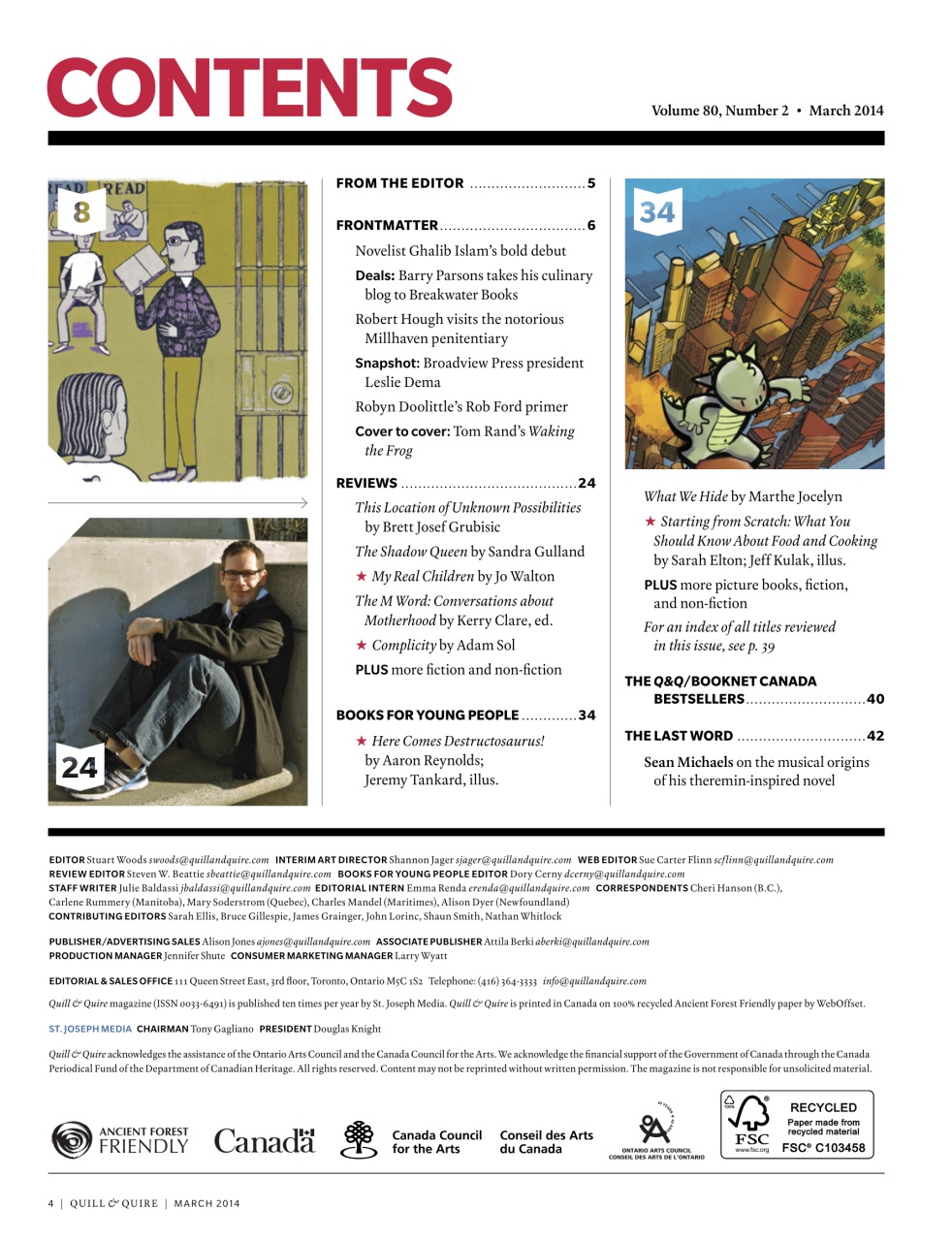 Quill & Quire Preview Pages