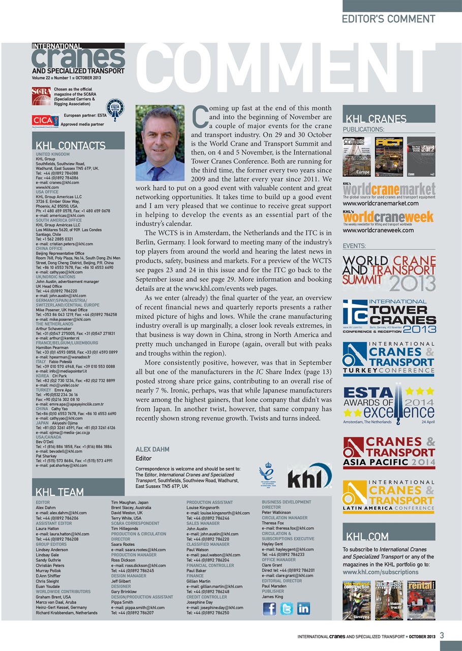 Int. Cranes and Specialized Transp Preview Pages