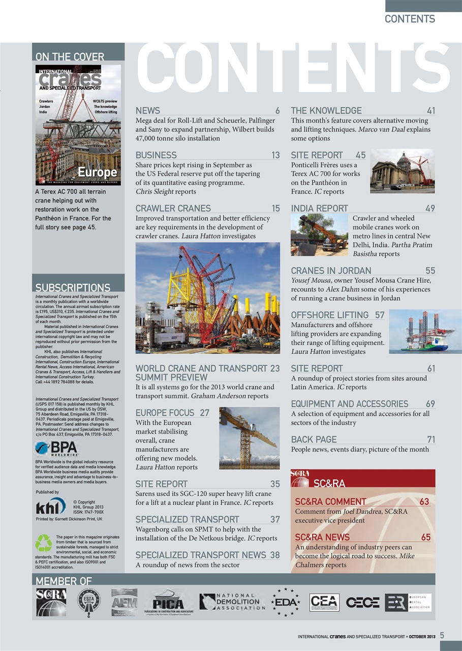 Int. Cranes and Specialized Transp Preview Pages