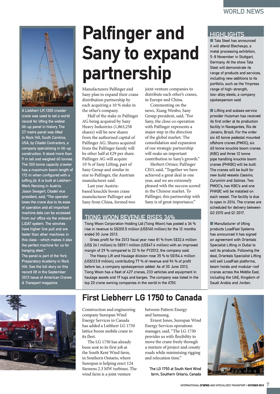 Int. Cranes and Specialized Transp Preview Pages