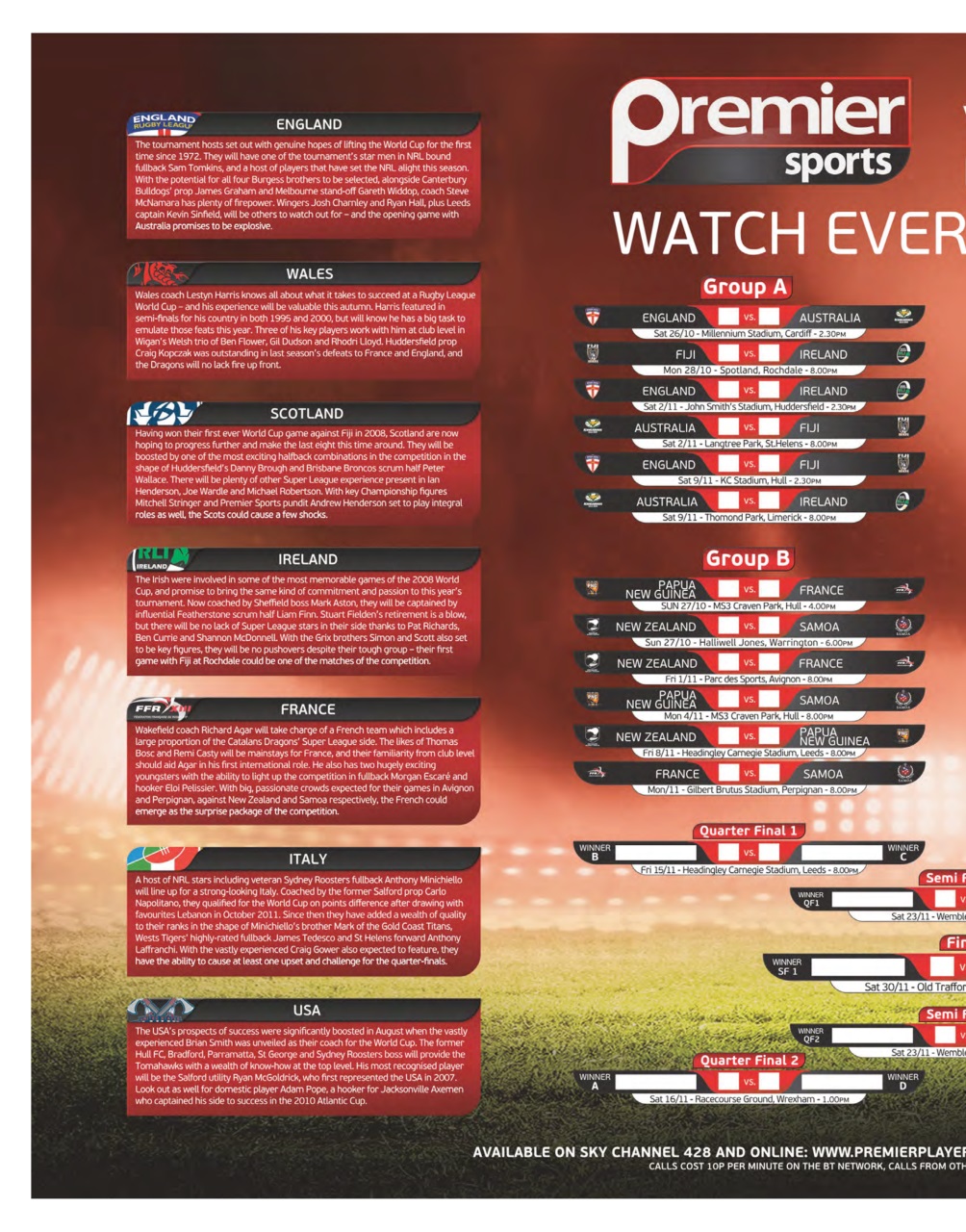 League Express Preview Pages