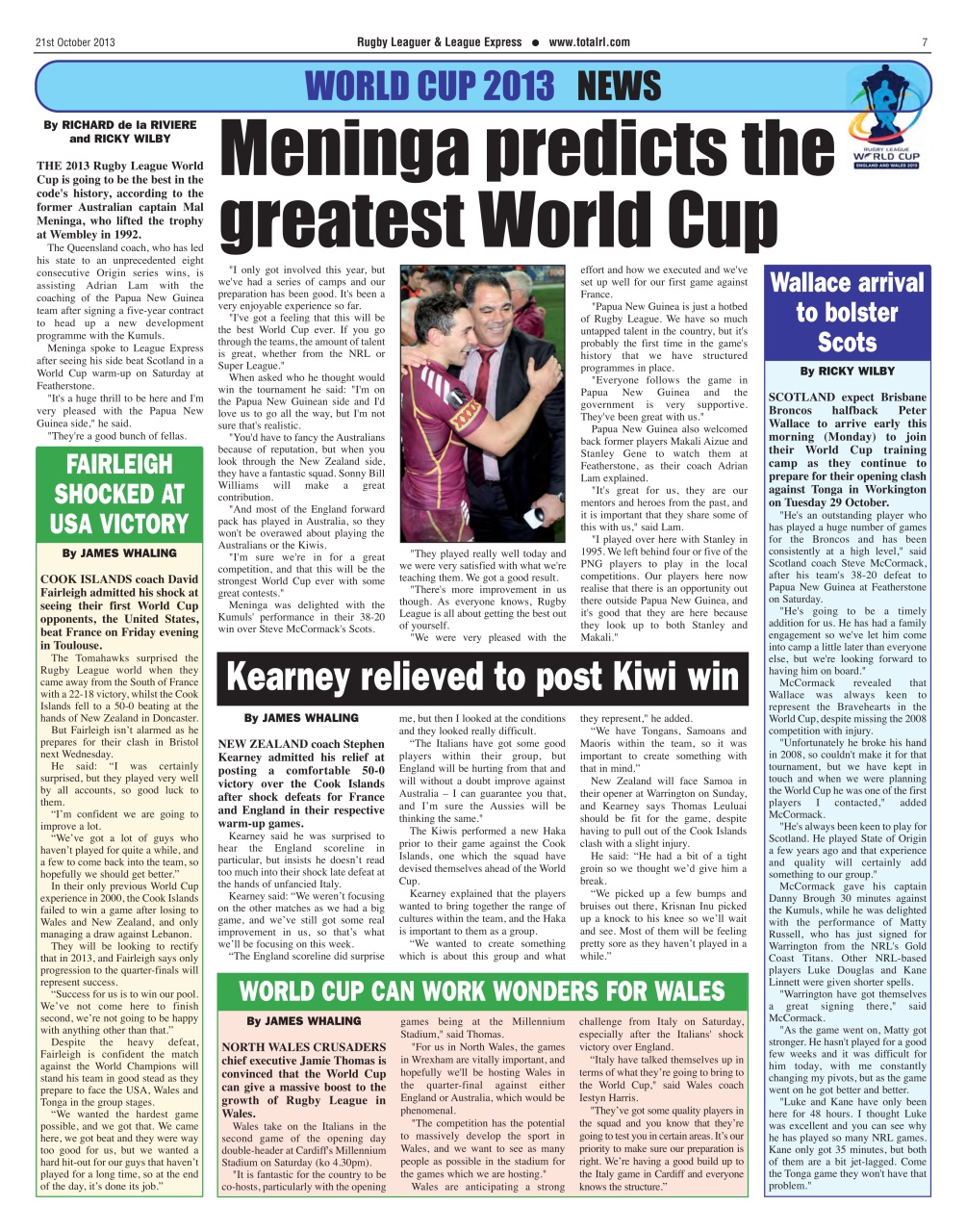 League Express Preview Pages