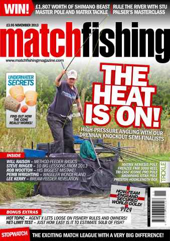 Match Fishing issue November - 2013