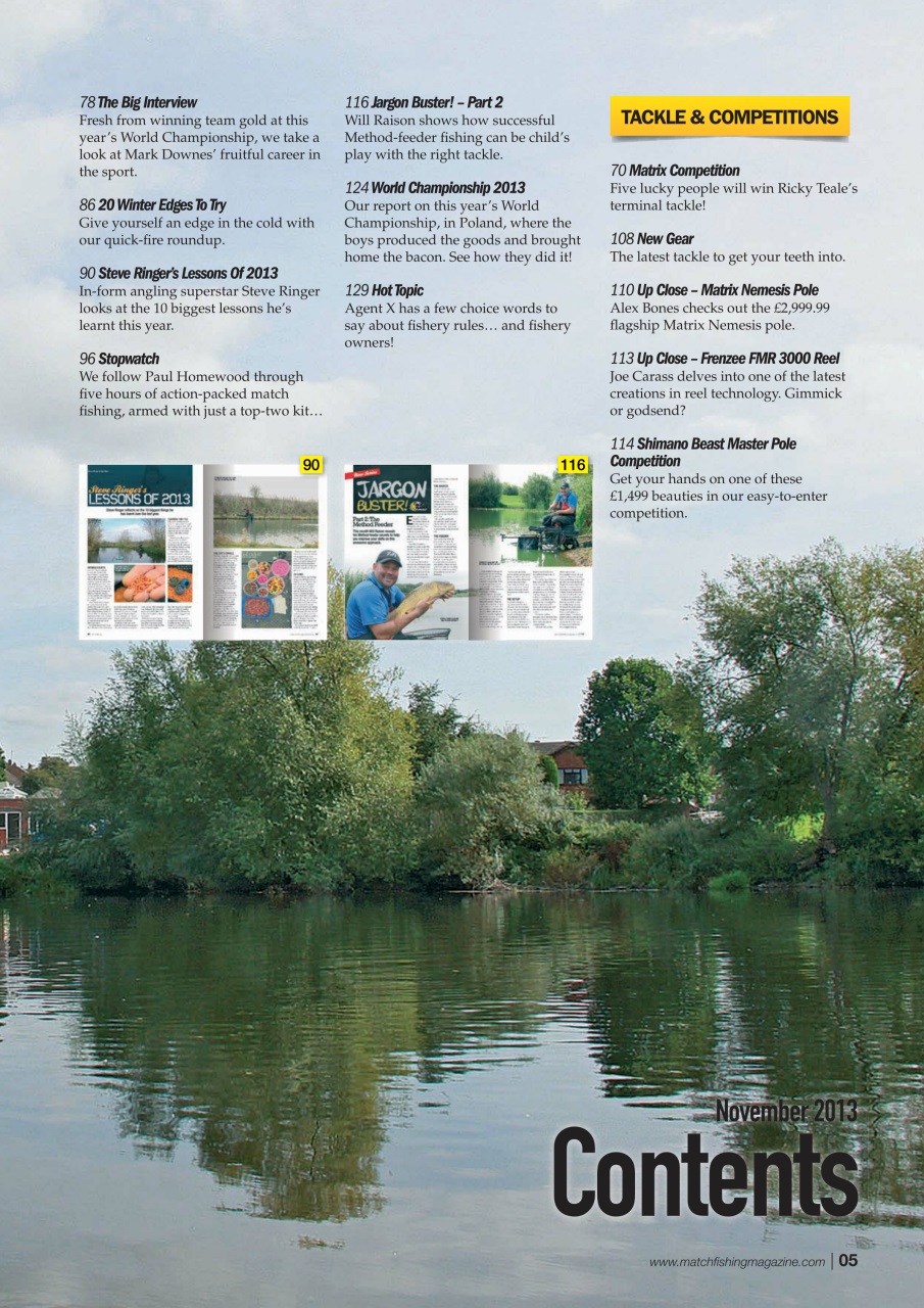 Match Fishing Preview Pages