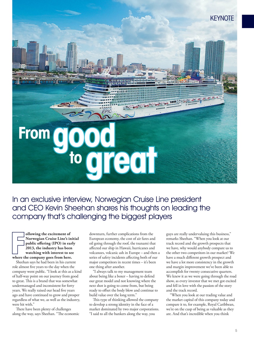 Cruise & Ferry Preview Pages