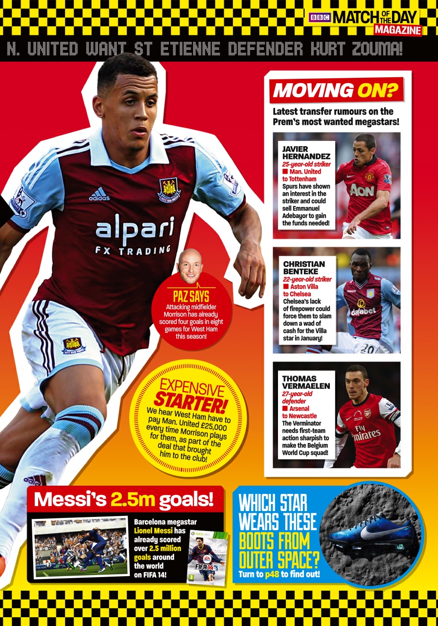 Match of the Day Preview Pages