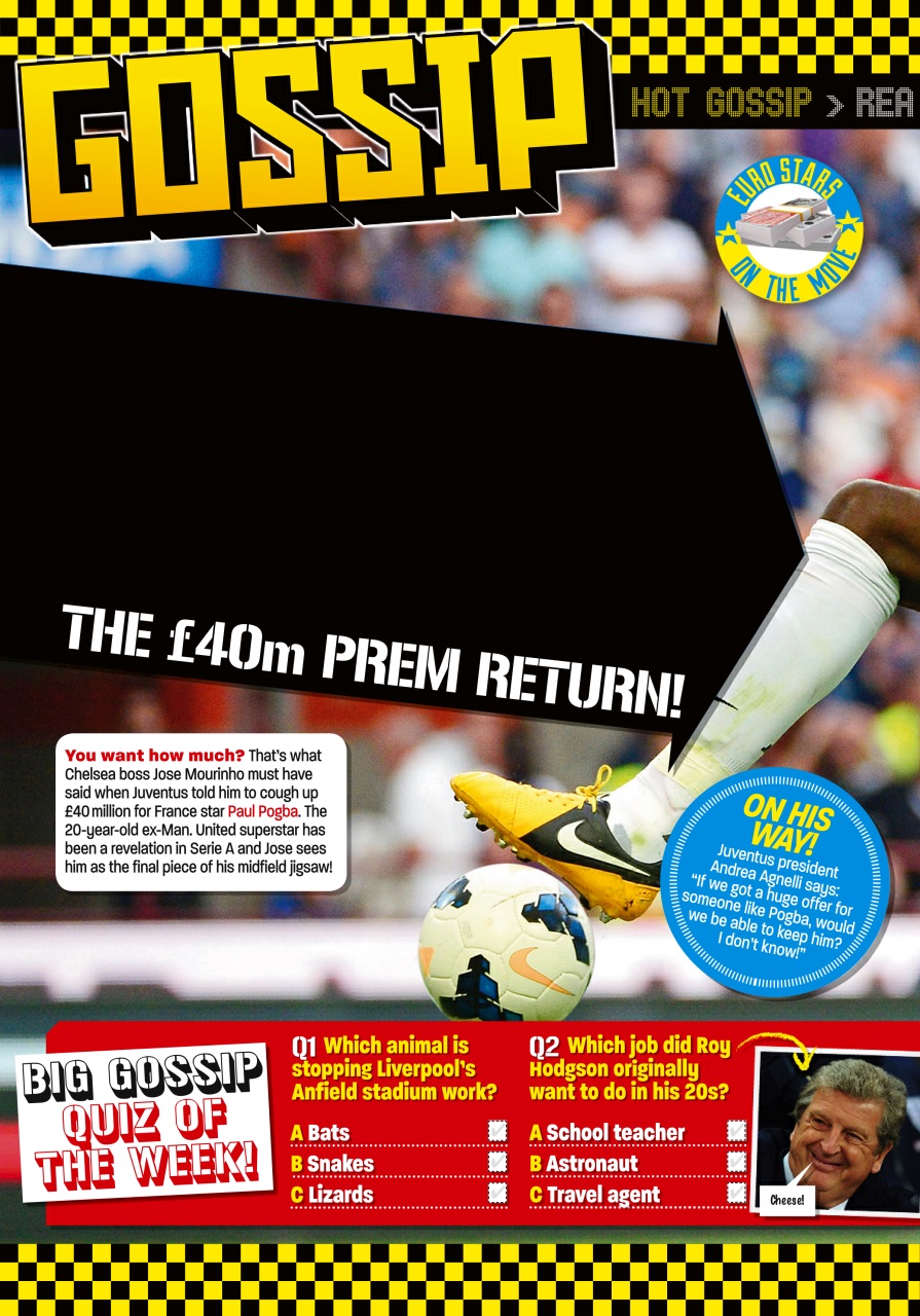 Match of the Day Preview Pages