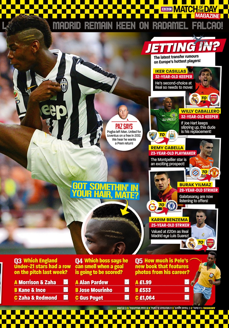 Match of the Day Preview Pages