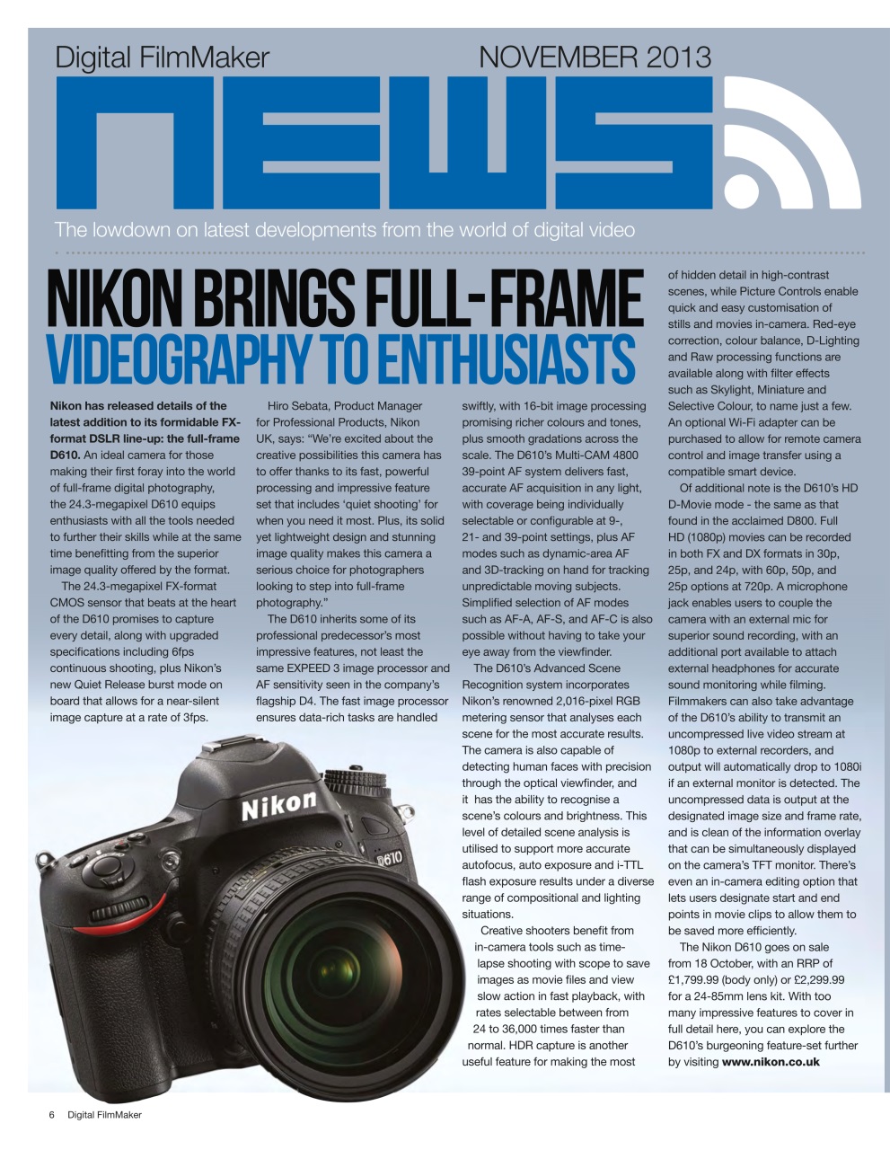 Digital FilmMaker Preview Pages