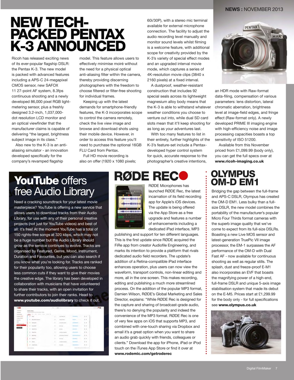 Digital FilmMaker Preview Pages