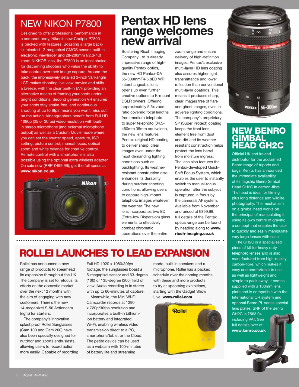 Digital FilmMaker Preview Pages