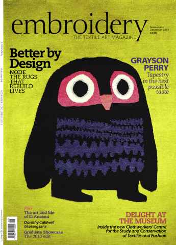 Embroidery Magazine issue November-December 2013