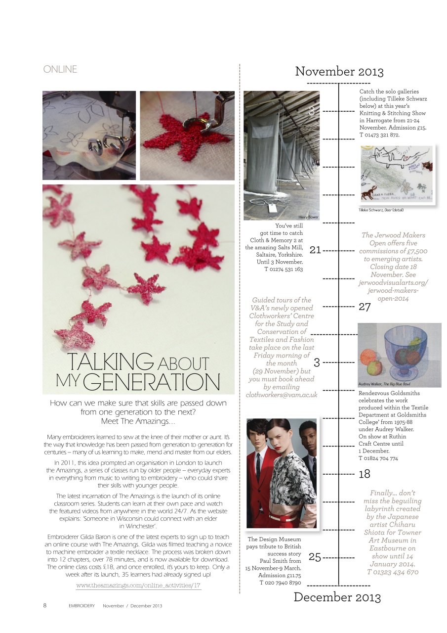 Embroidery Magazine Preview Pages