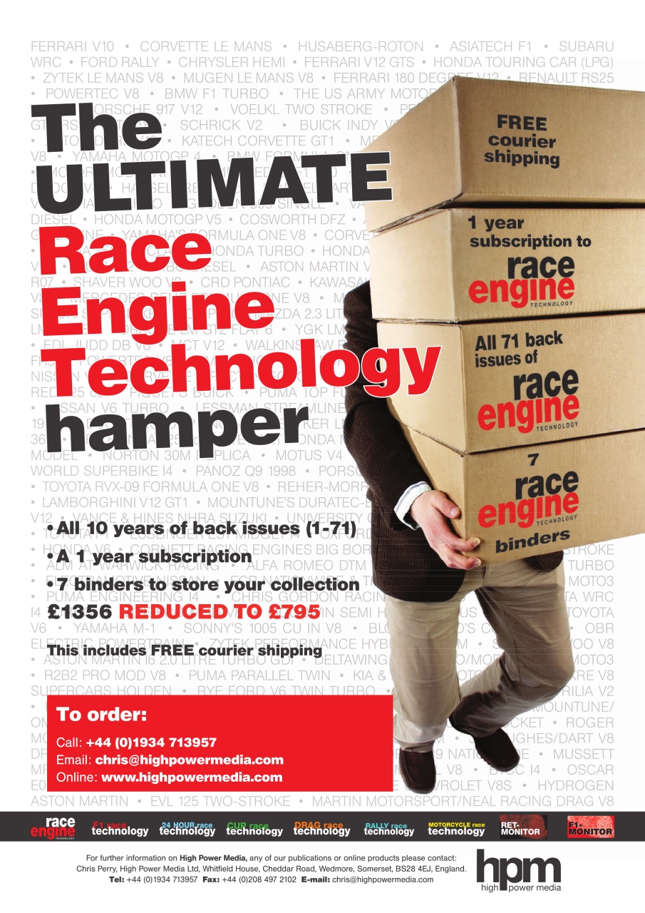 Race Engine Technology Preview Pages