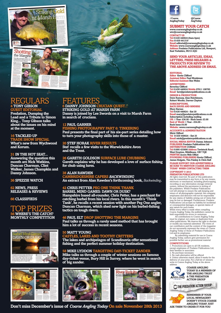 Coarse Angling Today Preview Pages