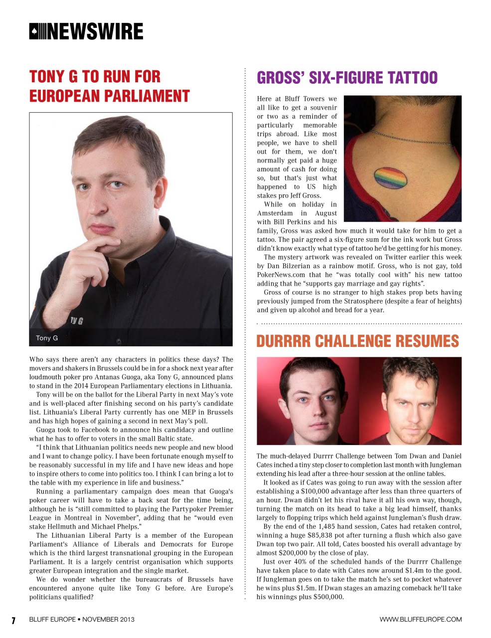 Bluff Europe Preview Pages
