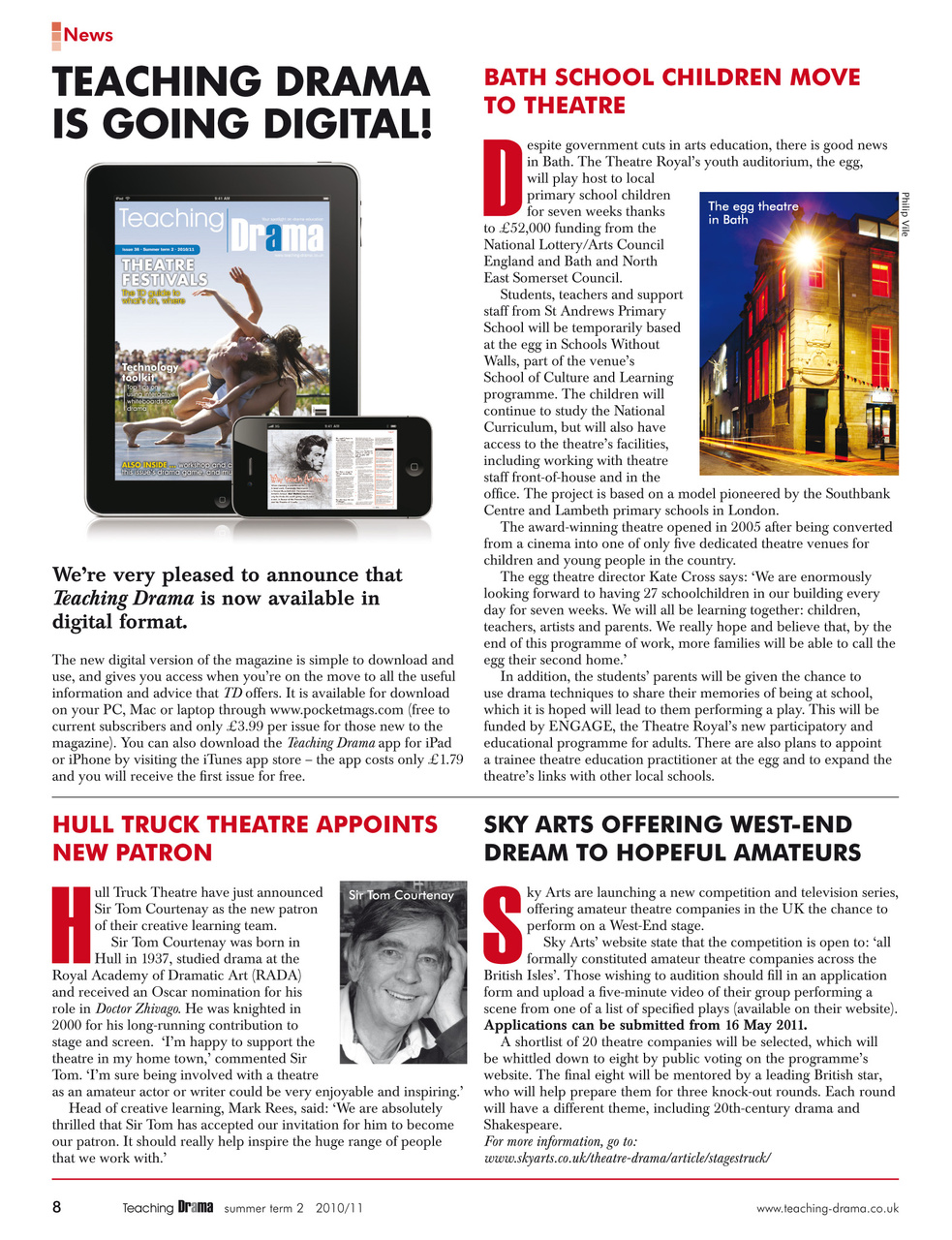 Drama and Theatre Preview Pages