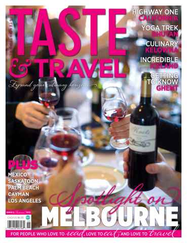 Taste & Travel International issue Autumn 2013