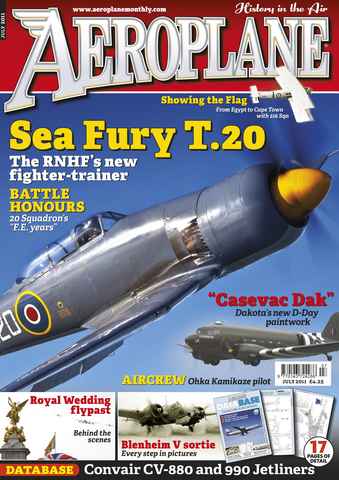 Aeroplane issue No.459 Sea Fury T.20