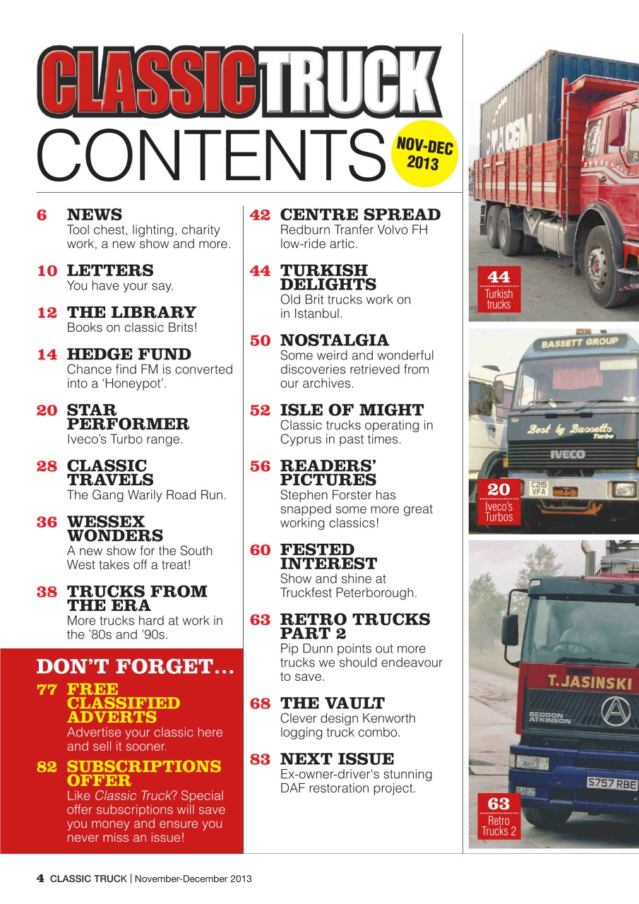 Classic Truck (OLD) Preview Pages