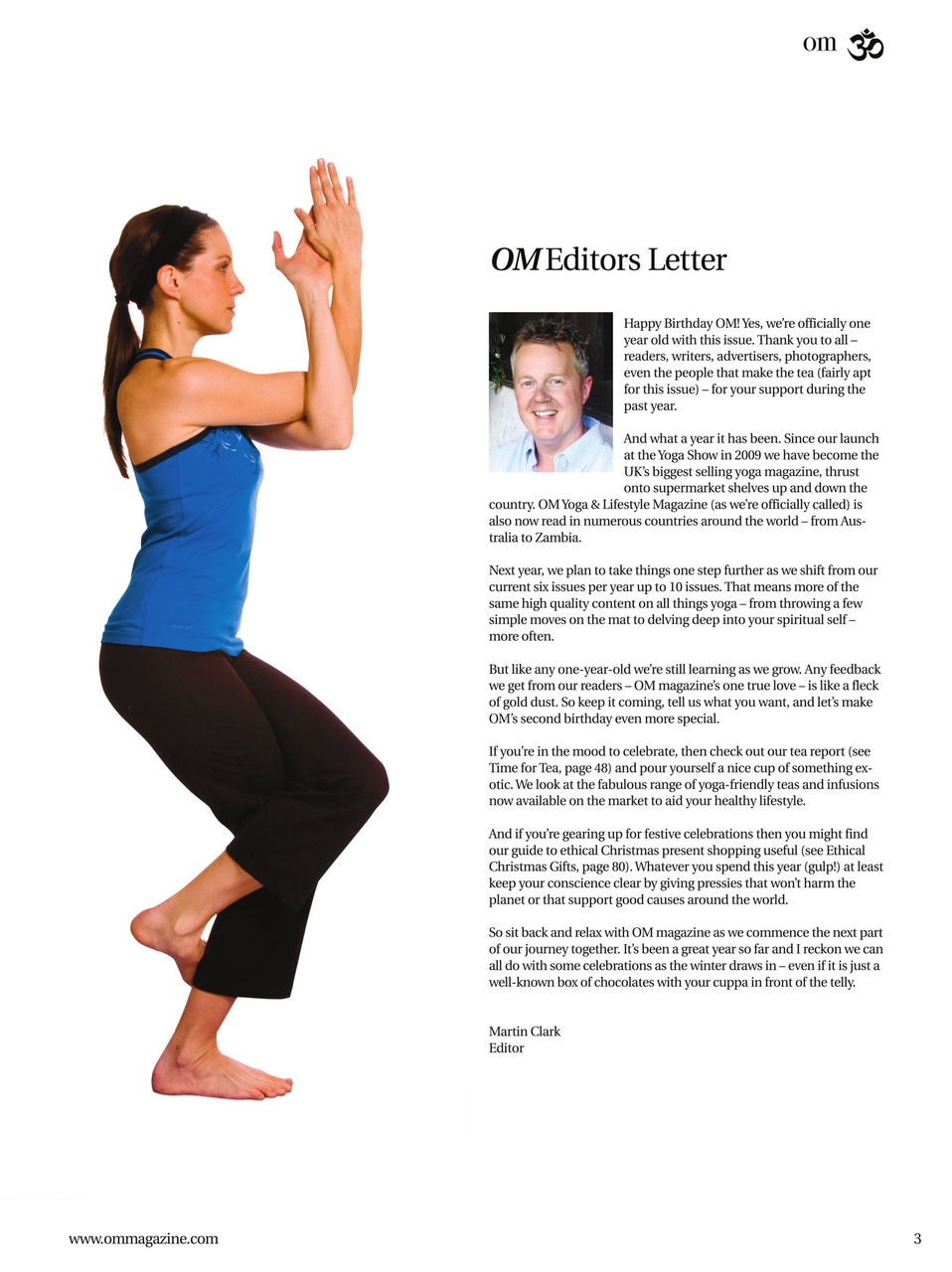 OM Yoga Magazine Preview Pages