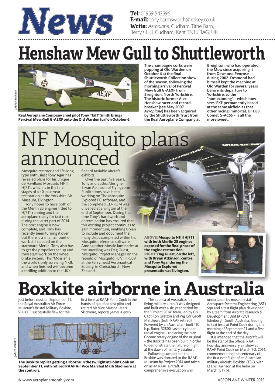 Aeroplane Preview Pages