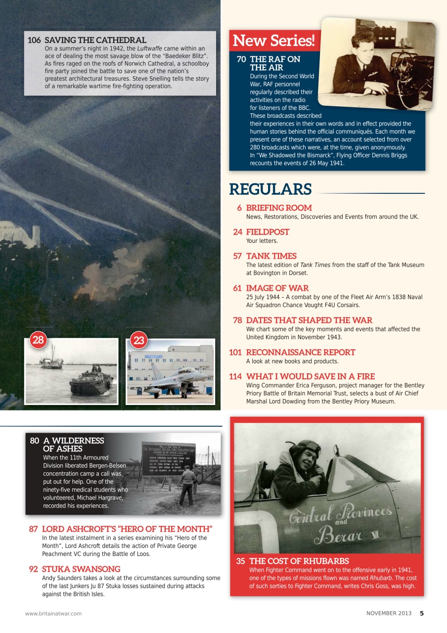 Britain at War Magazine Preview Pages