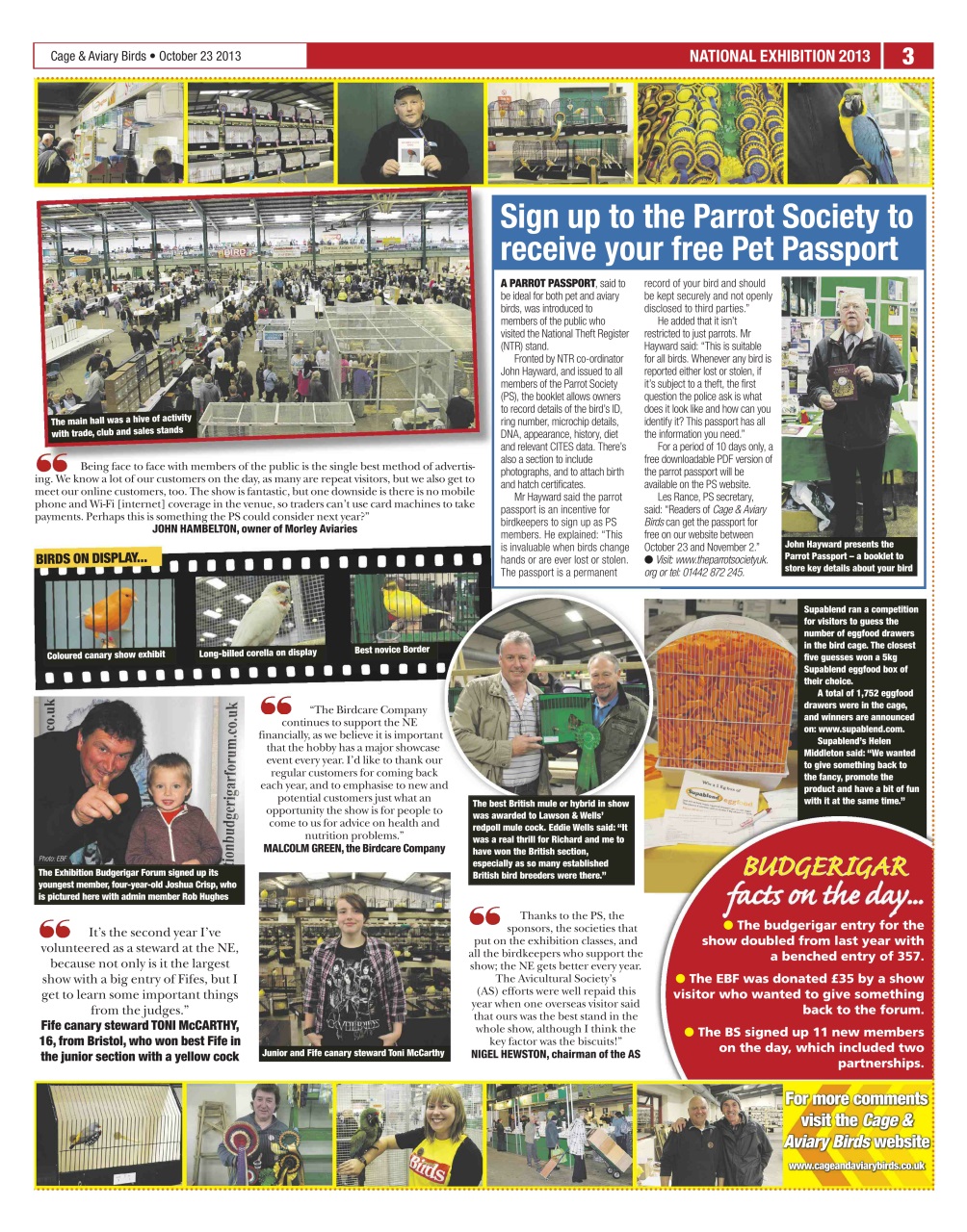 Cage & Aviary Birds Preview Pages