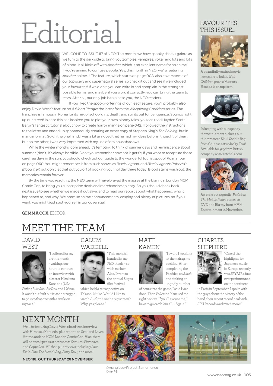 NEO Magazine Preview Pages