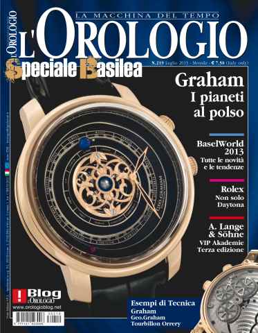 L'Orologio issue N.219 Luglio 2013