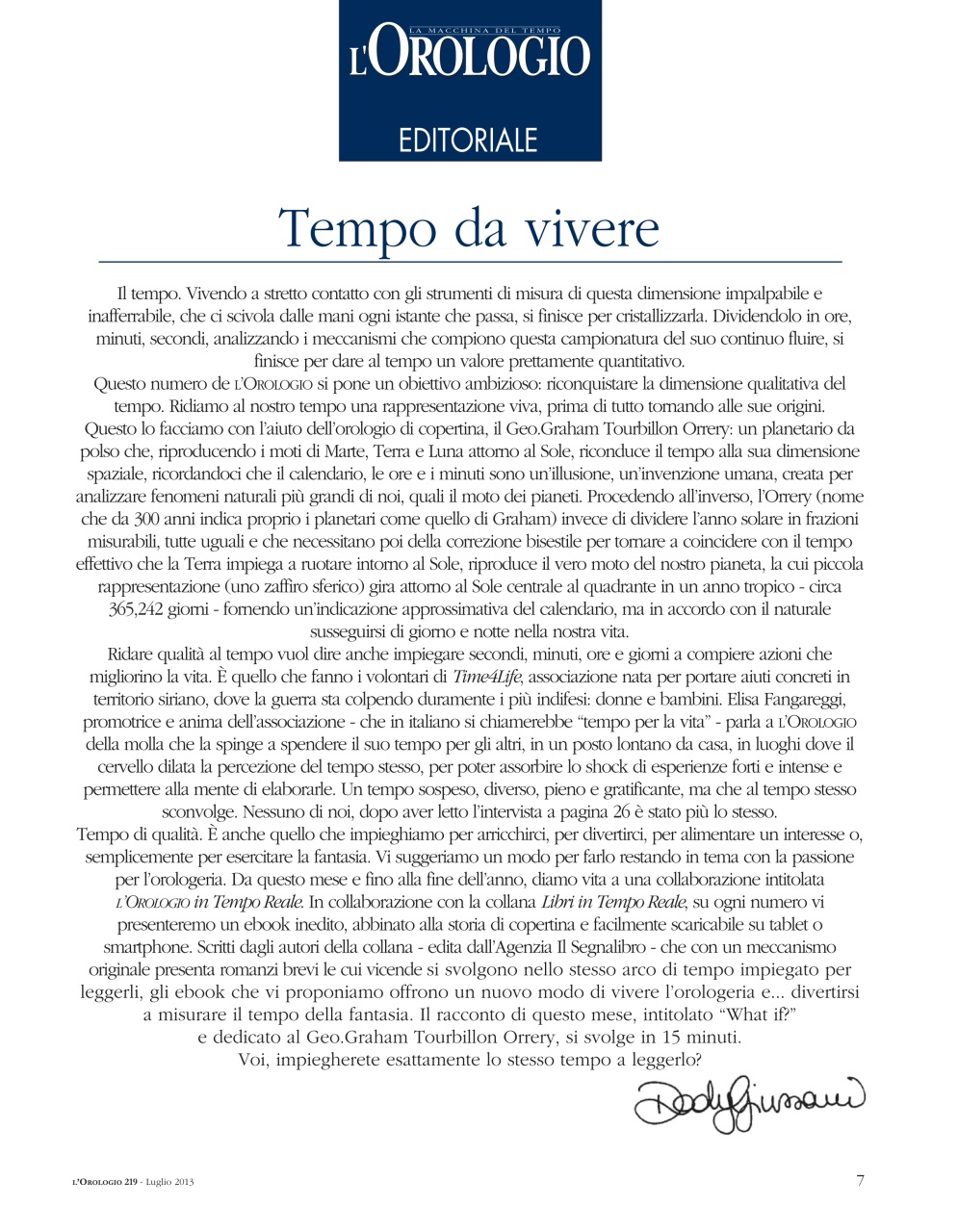 L'Orologio Preview Pages