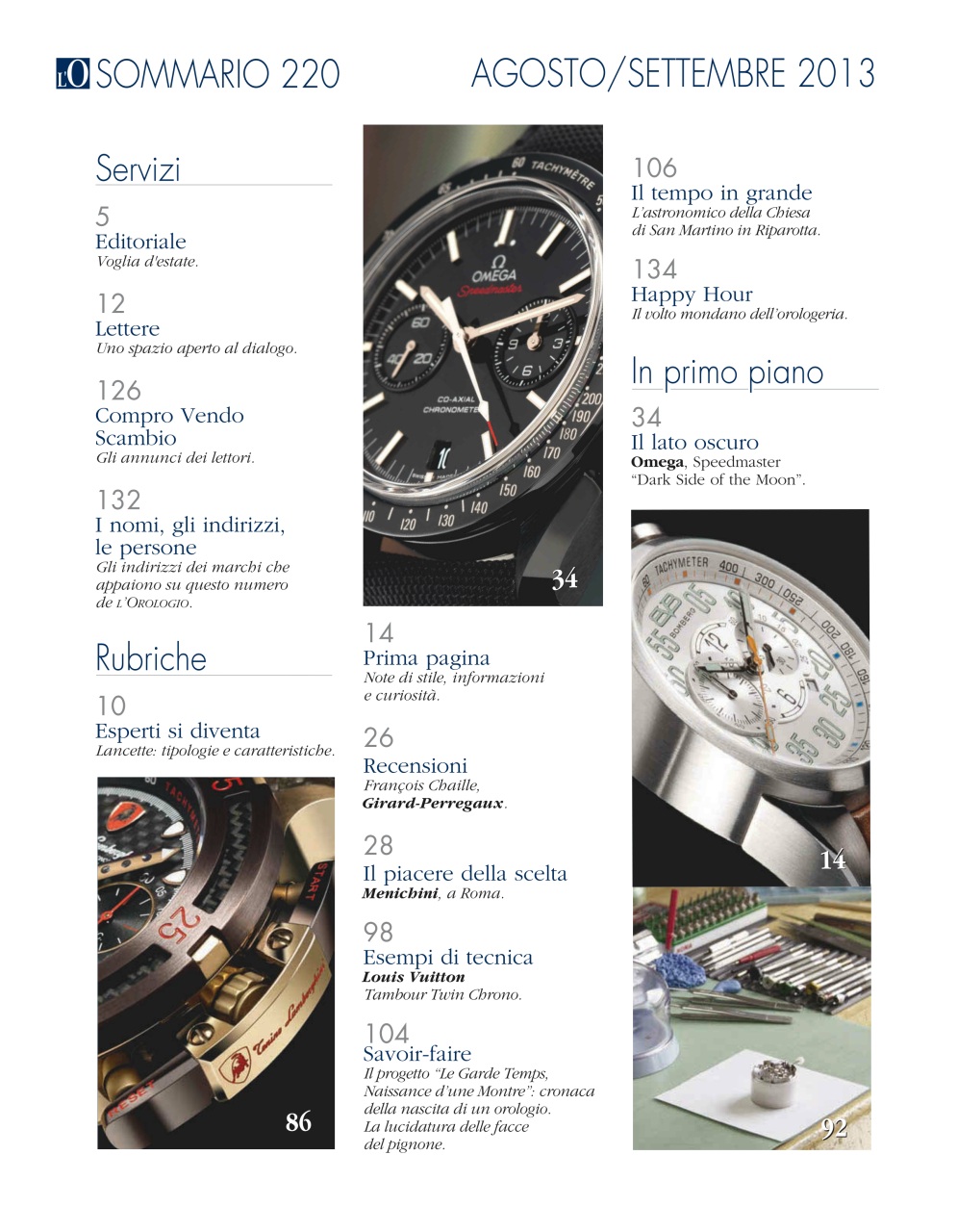 L'Orologio Preview Pages