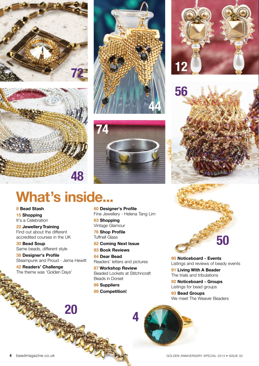 Bead & Jewellery Magazine Preview Pages