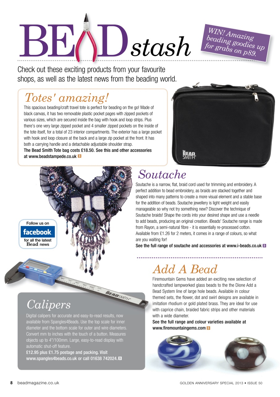 Bead & Jewellery Magazine Preview Pages