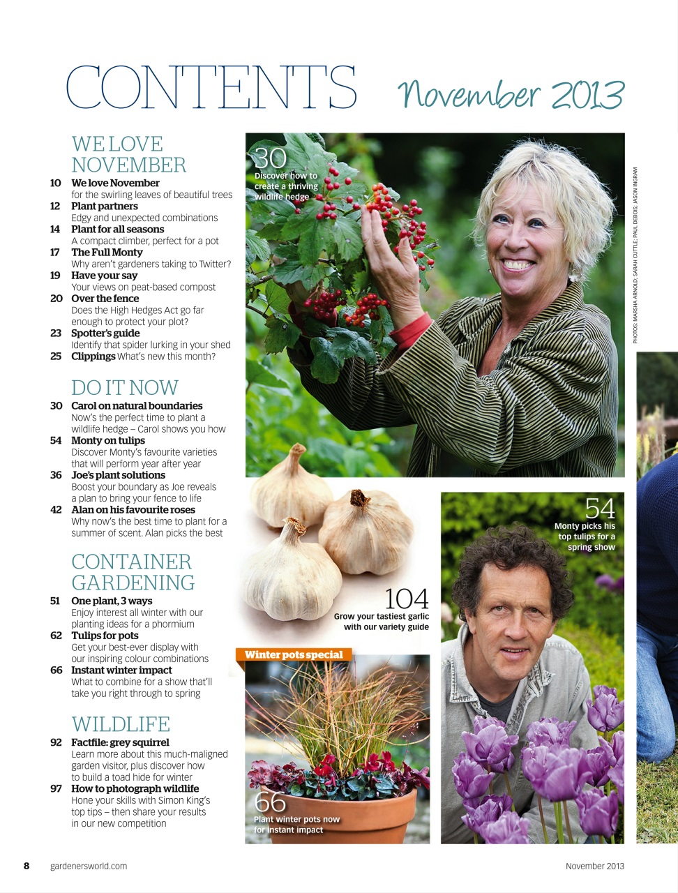 BBC Gardeners’ World Magazine Preview Pages