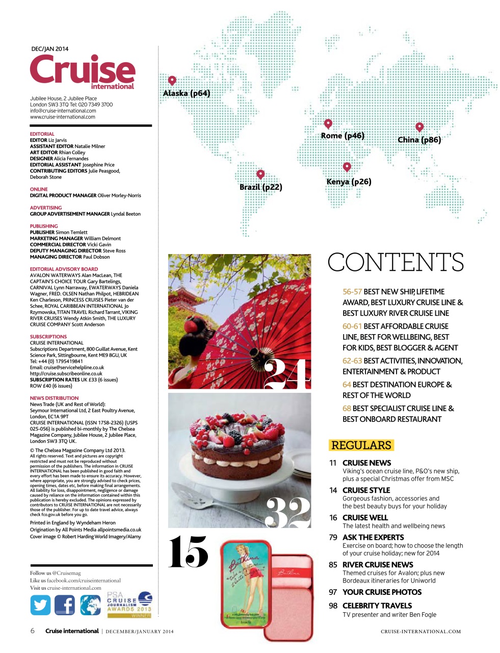 Cruise & Travel Preview Pages