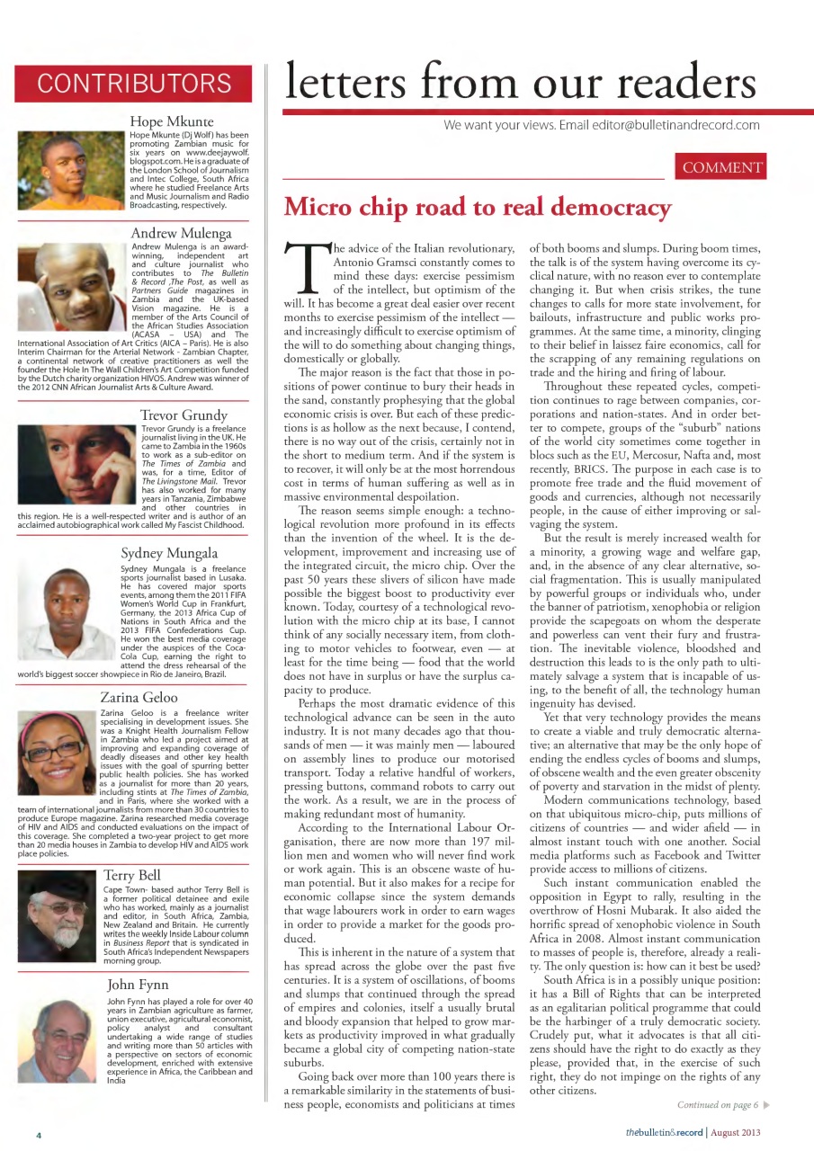 The Bulletin & Record Preview Pages