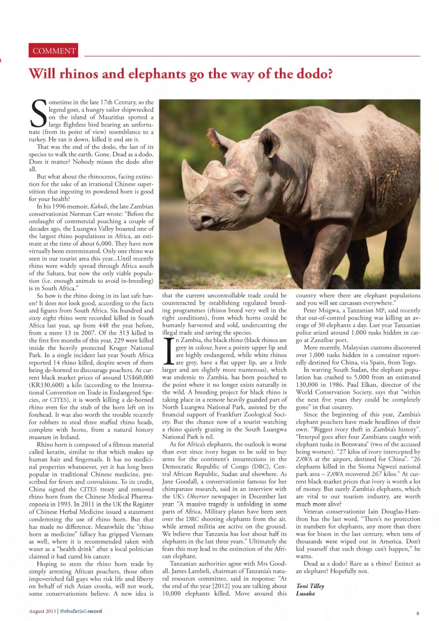 The Bulletin & Record Preview Pages