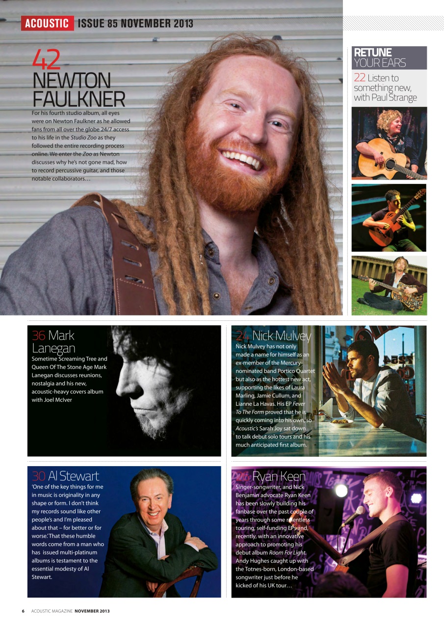 Acoustic Preview Pages