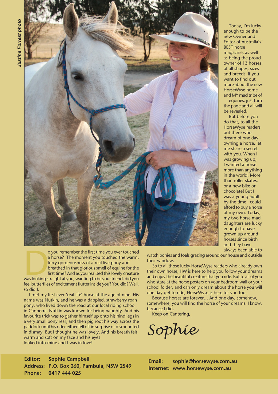 HorseWyse Magazine Preview Pages