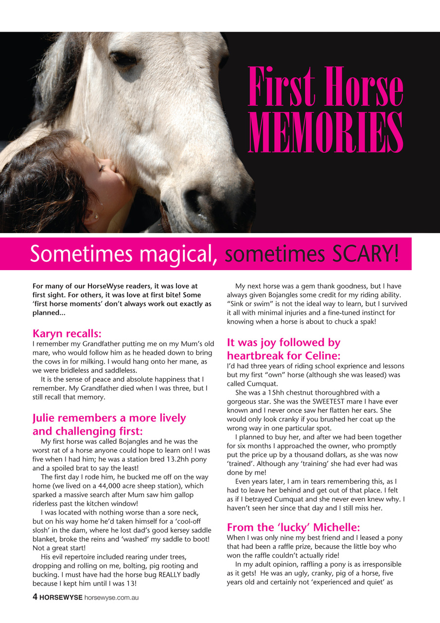 HorseWyse Magazine Preview Pages