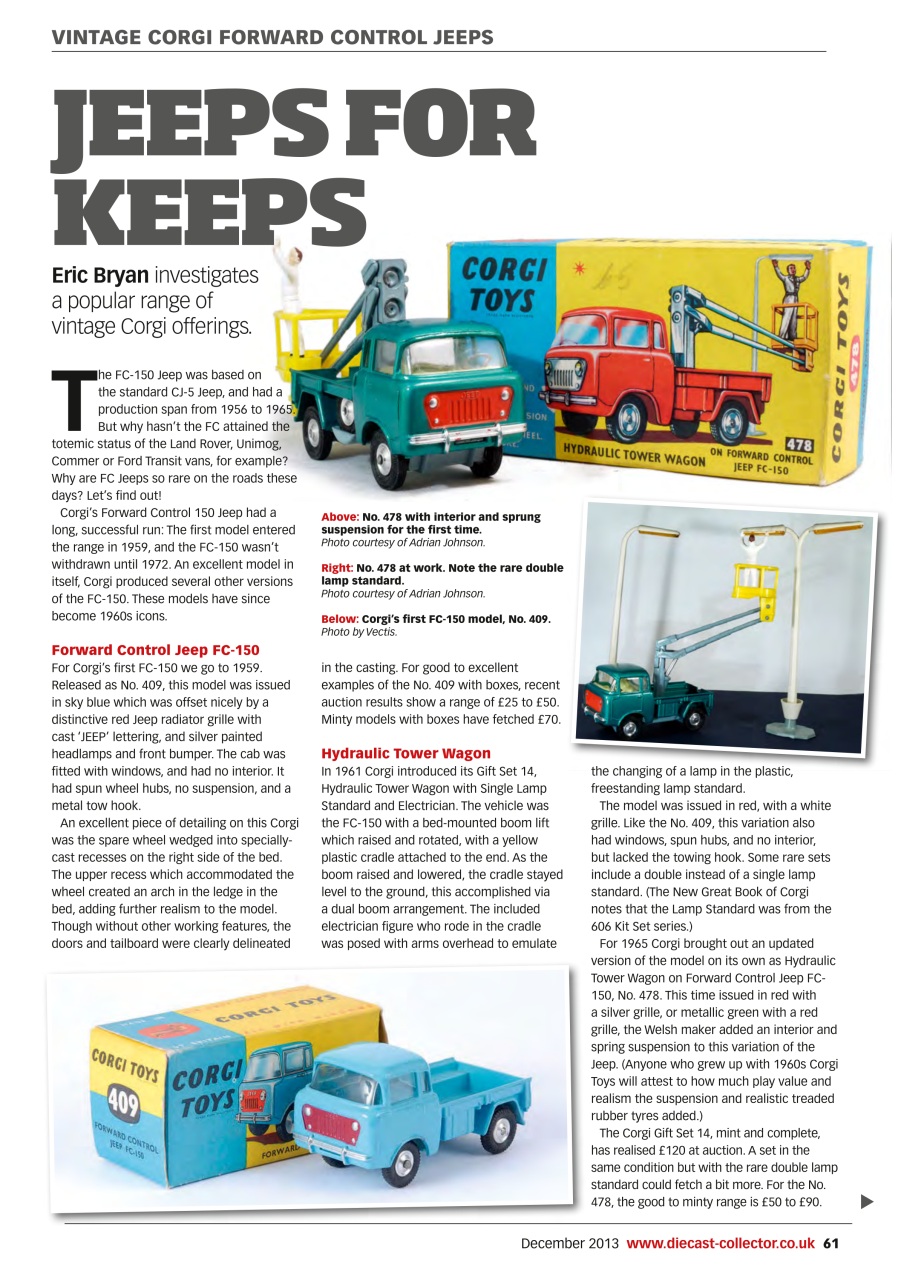 Diecast Collector Preview Pages