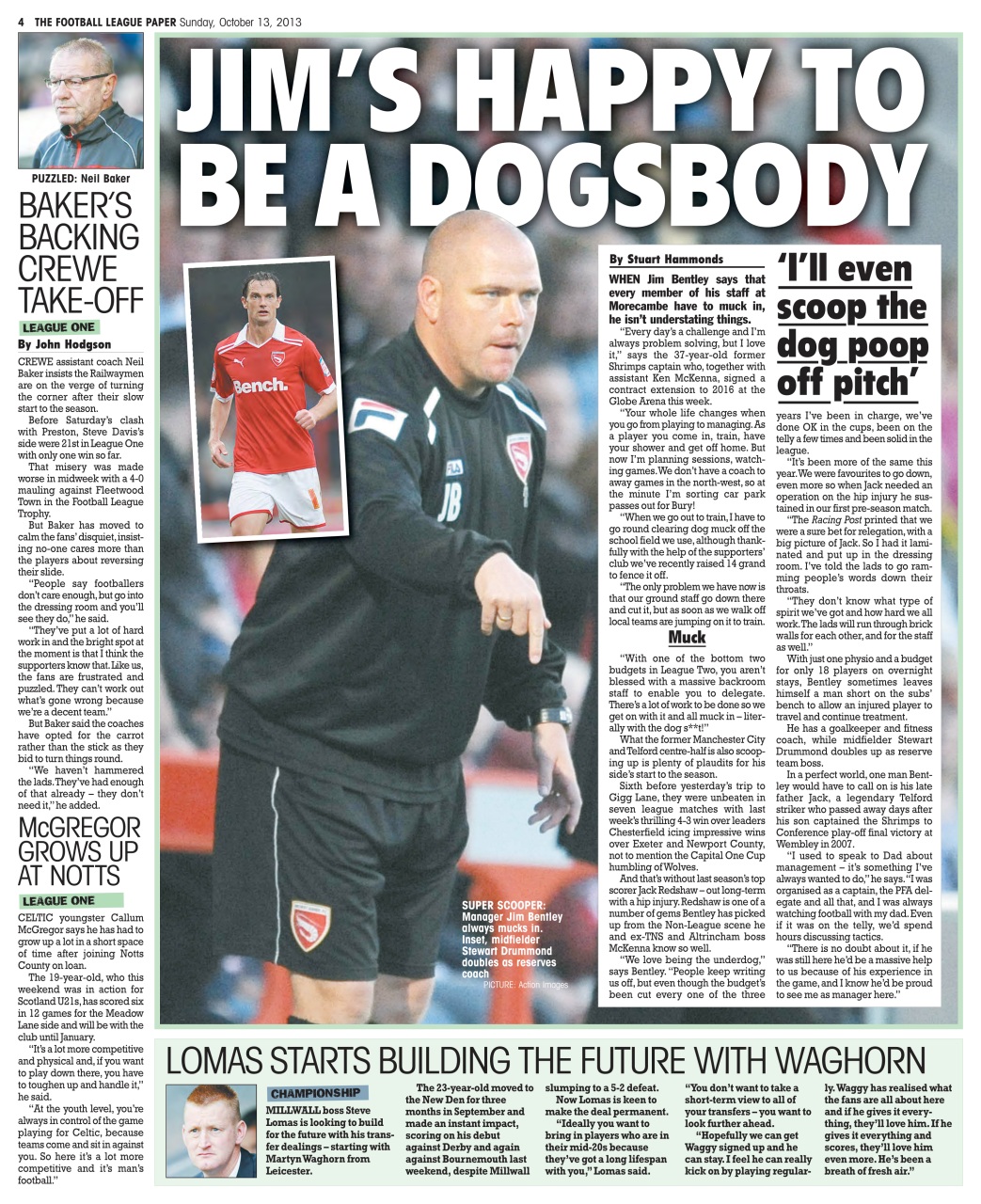The Football League Paper Preview Pages