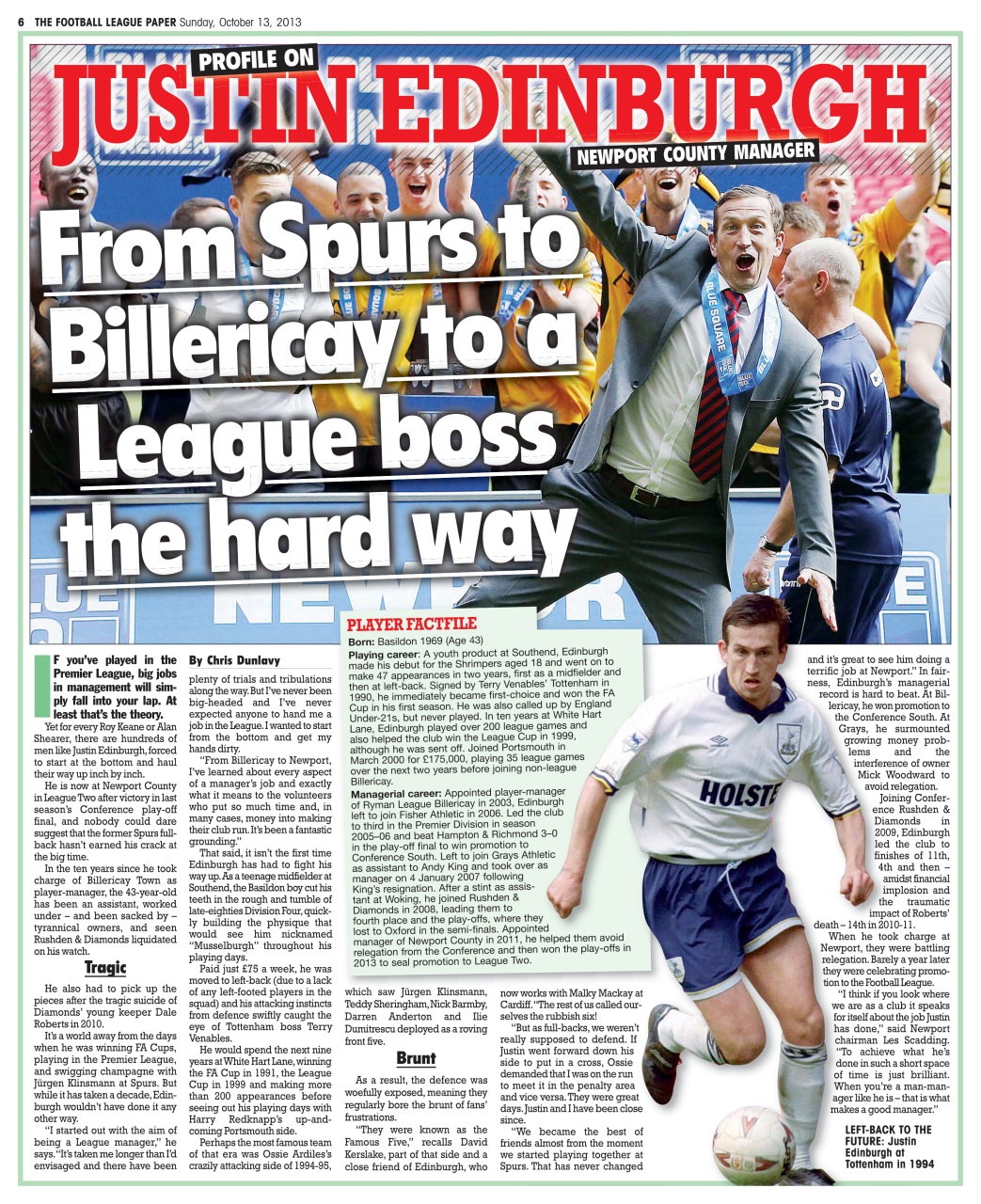 The Football League Paper Preview Pages