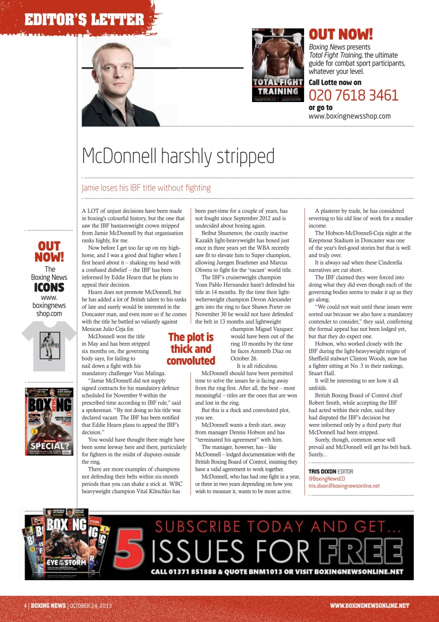 Boxing News Preview Pages