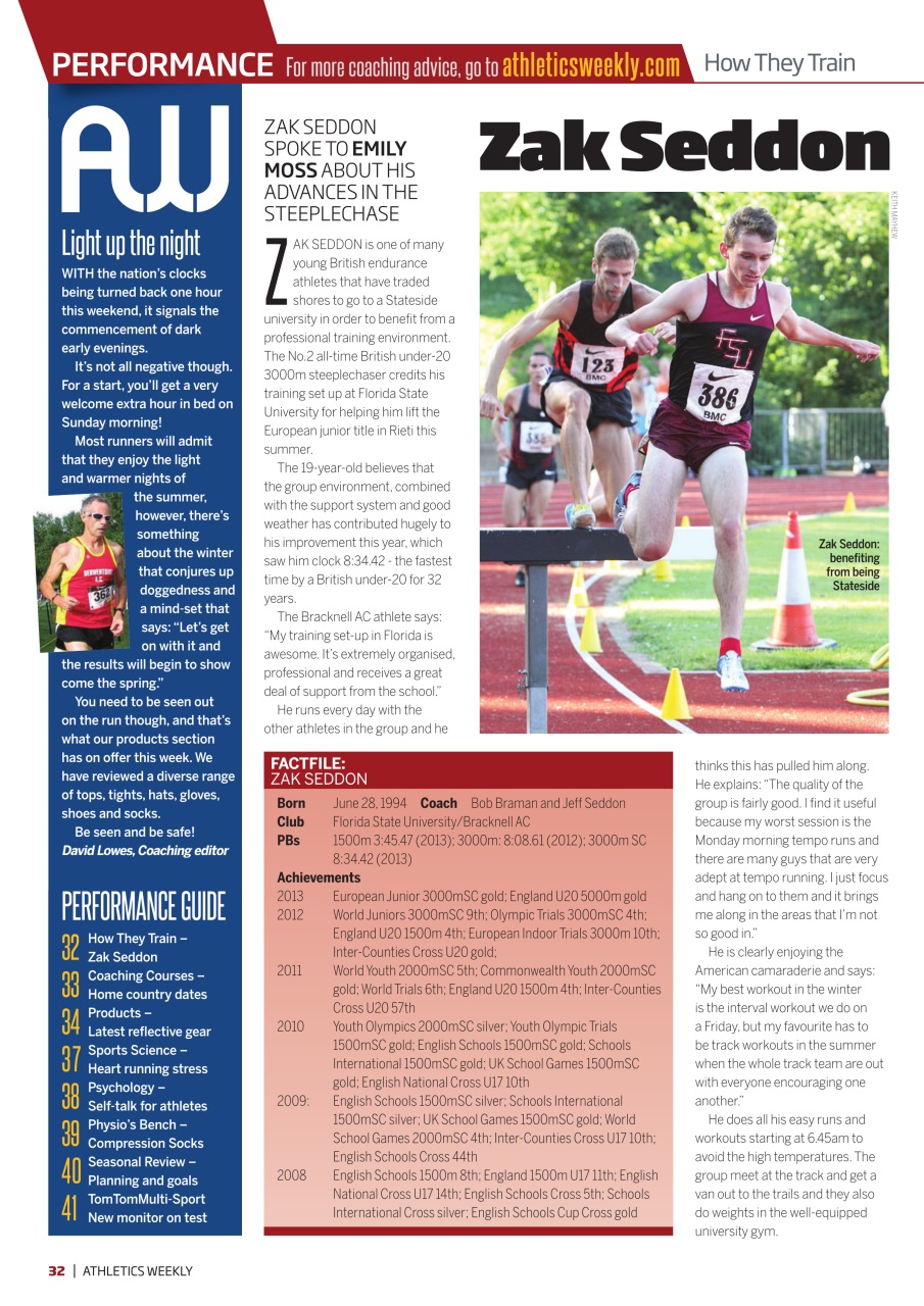 AW – Athletics Weekly Magazine Preview Pages