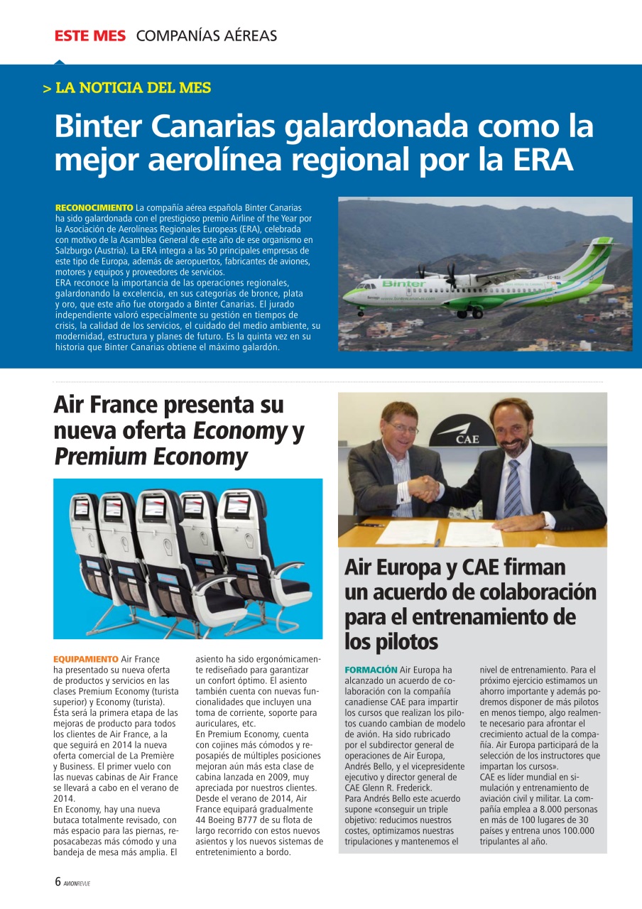 Avion Revue Internacional Preview Pages