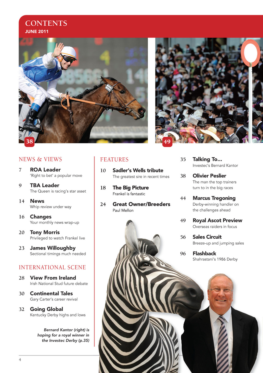 The Owner Breeder Preview Pages